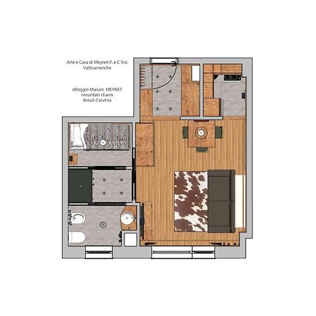 Maison Meynet Mountain Charm Бройл-Червиня Екстериор снимка